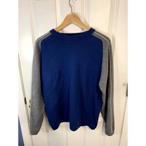 Vintage American Eagle Outfitters Blue Colorblock Pullover Sweater